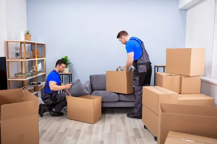 Detaillierte Beschriftung von Umzugskisten Detaillierte Beschriftung von Umzugskisten